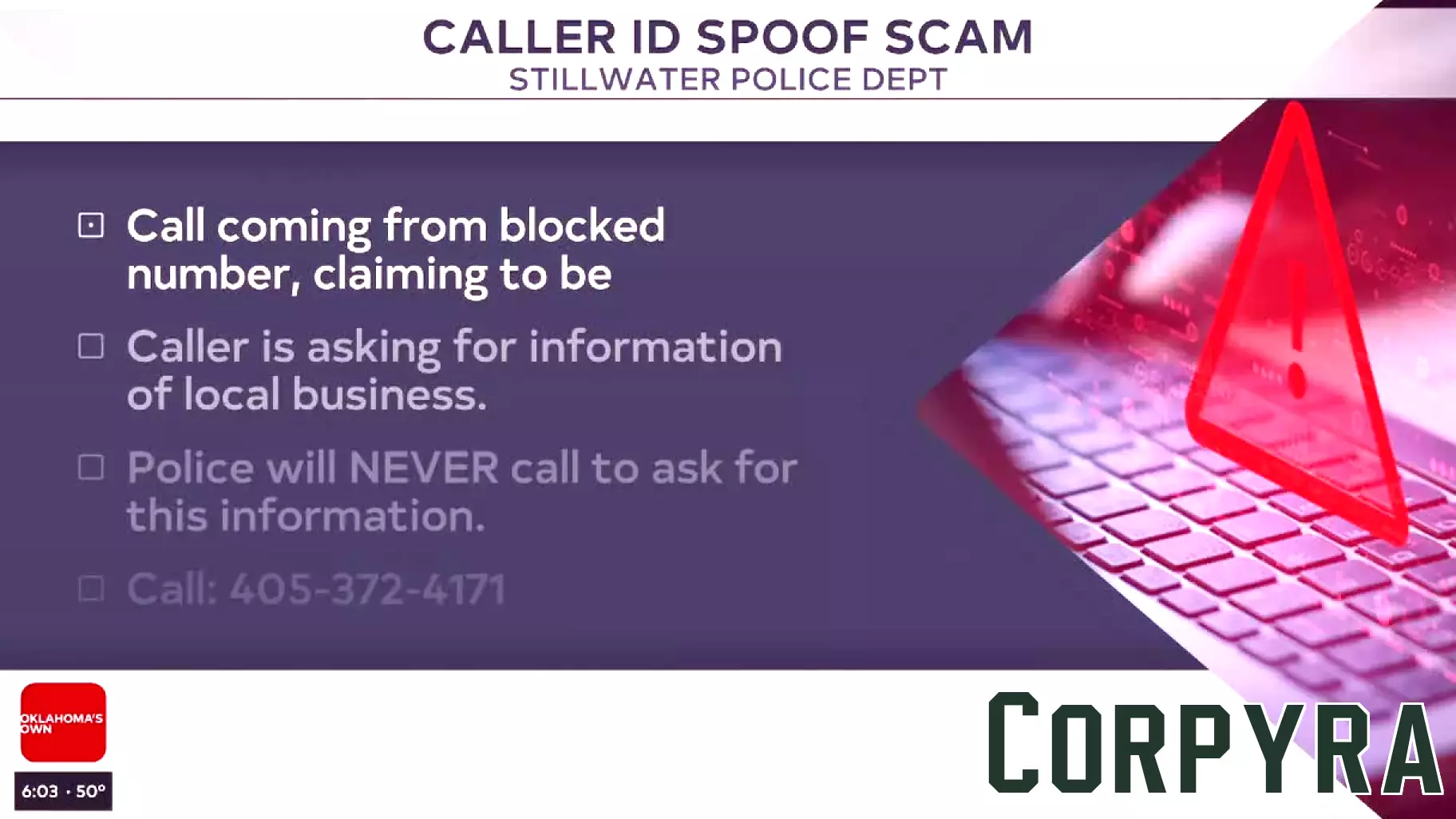 Local Businesses Alerted to Scam Phone Calls