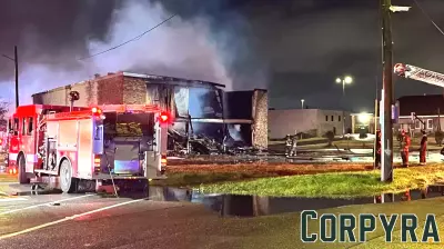 Historic Birmingham Business Structure Reduced to Ashes in Early Morning Blaze